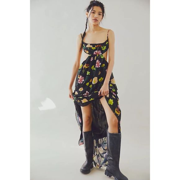 Free People SAU LEE Giselle Gown Size 0 A-35